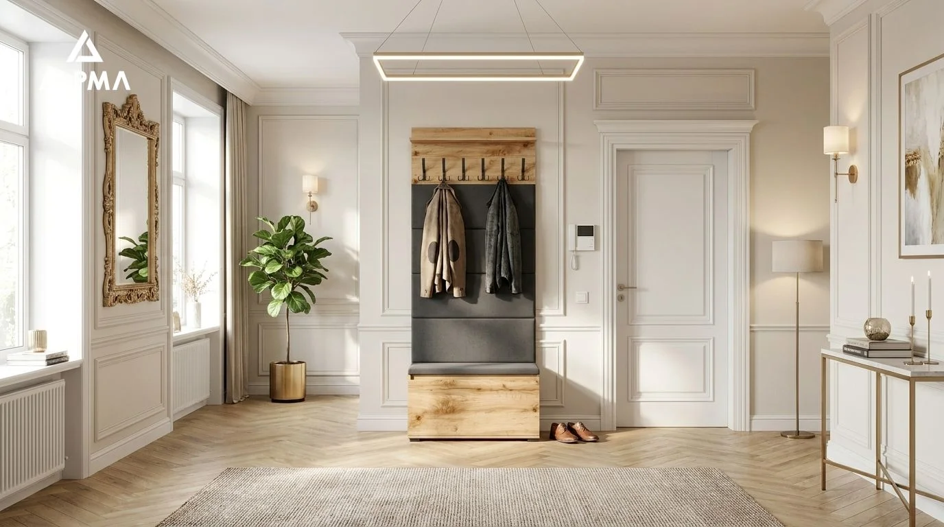 Garderoba C8 80x36cm VB80 WP80 4 Panele D1 N1 WOTAN