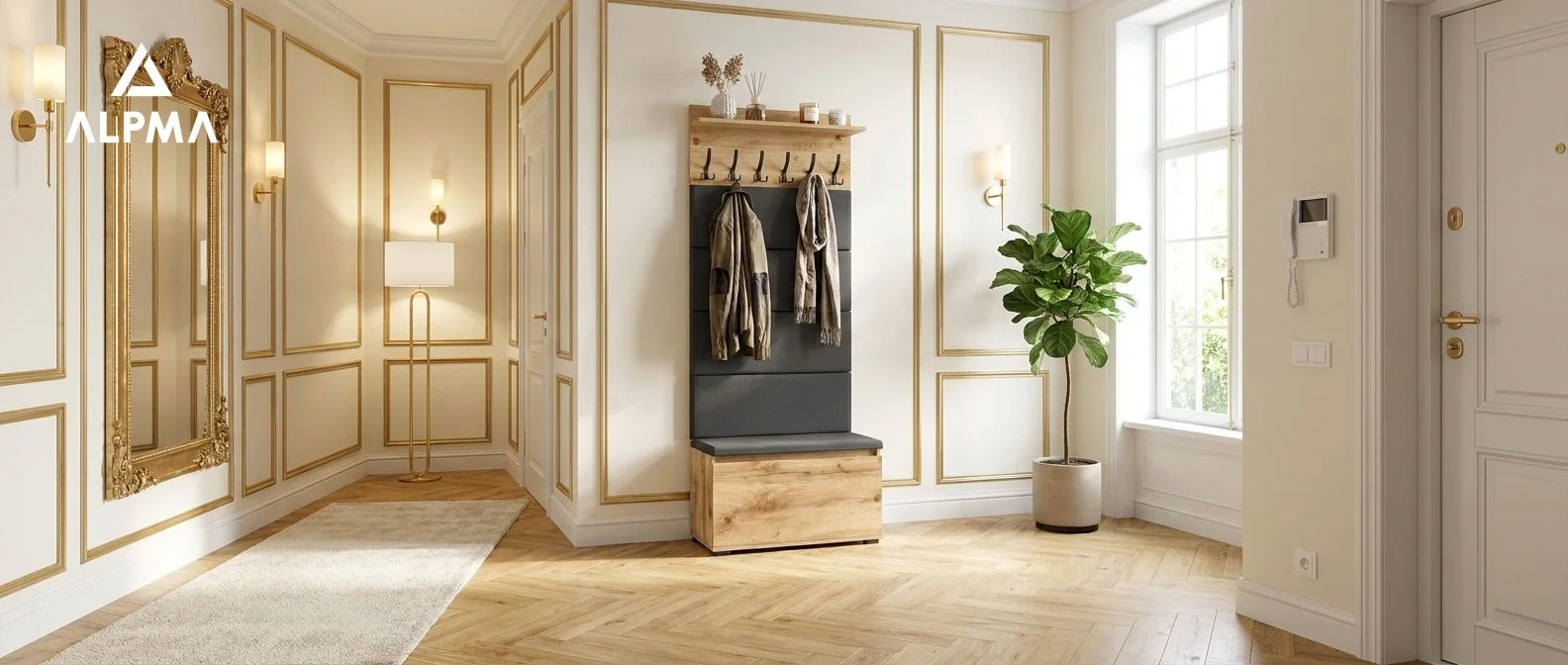 Garderoba C8 80x36cm VB80 WP80 4 Panele D1 N1 WOTAN