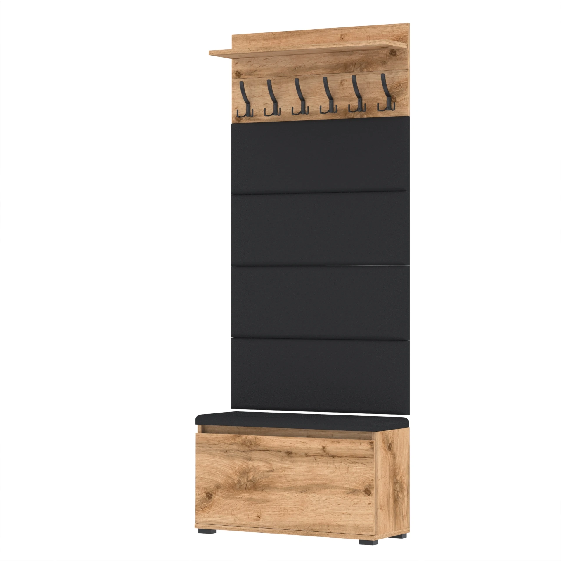 Garderoba C8 80x36cm VB80 WP80 4 Panele D1 N1 WOTAN