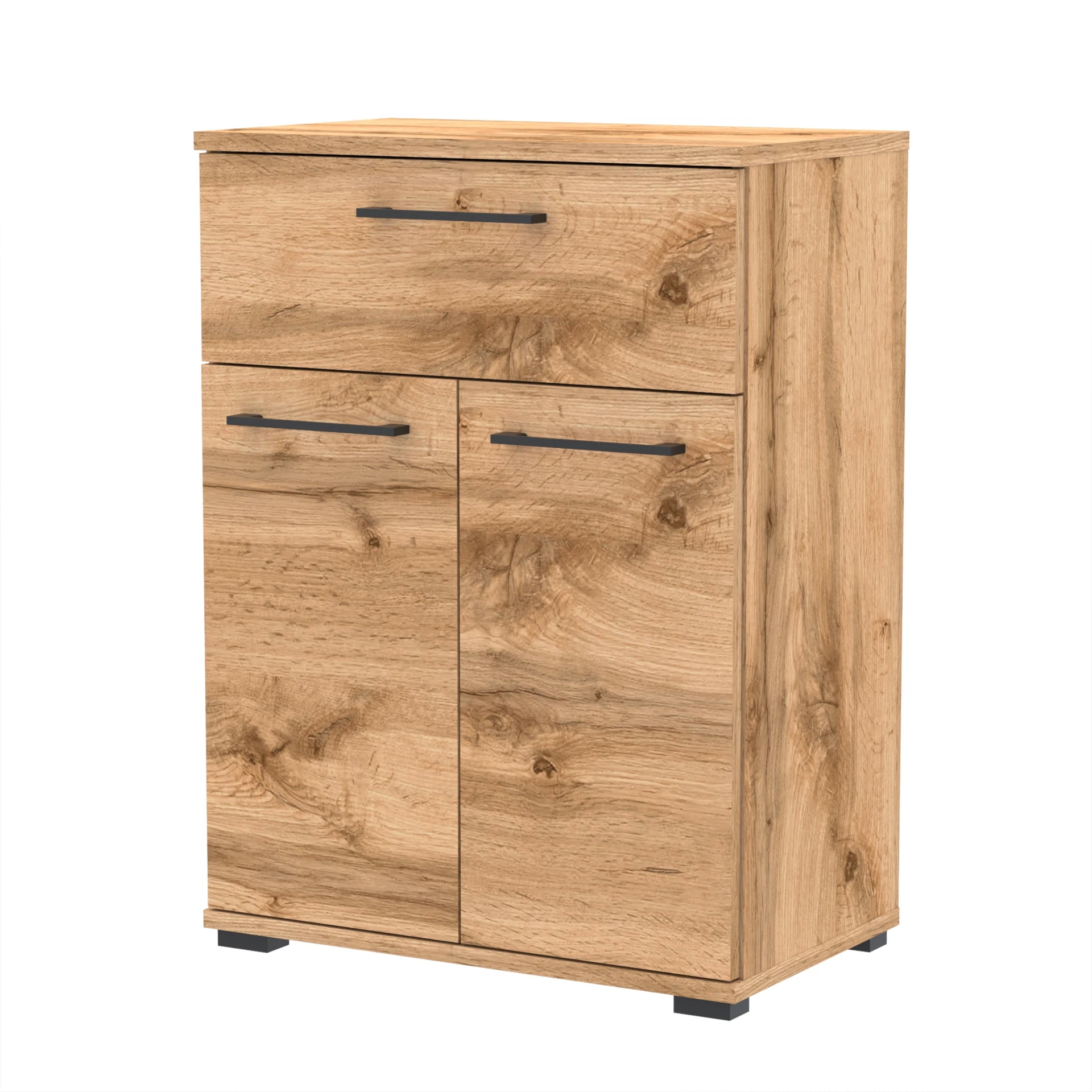 Szafka TRES na buty z szufladą  TRES-D2N1 50×36×81.6 cm 3 półki i szuflada D2N1 WOTAN