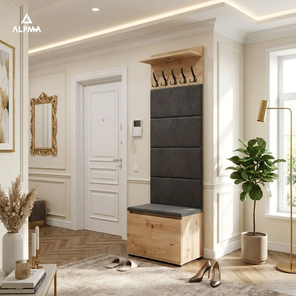 Garderoba F4 60x36cm VB60 WP60 4 Panele D1 N1 ARTISAN szafka na buty z siedziskiem