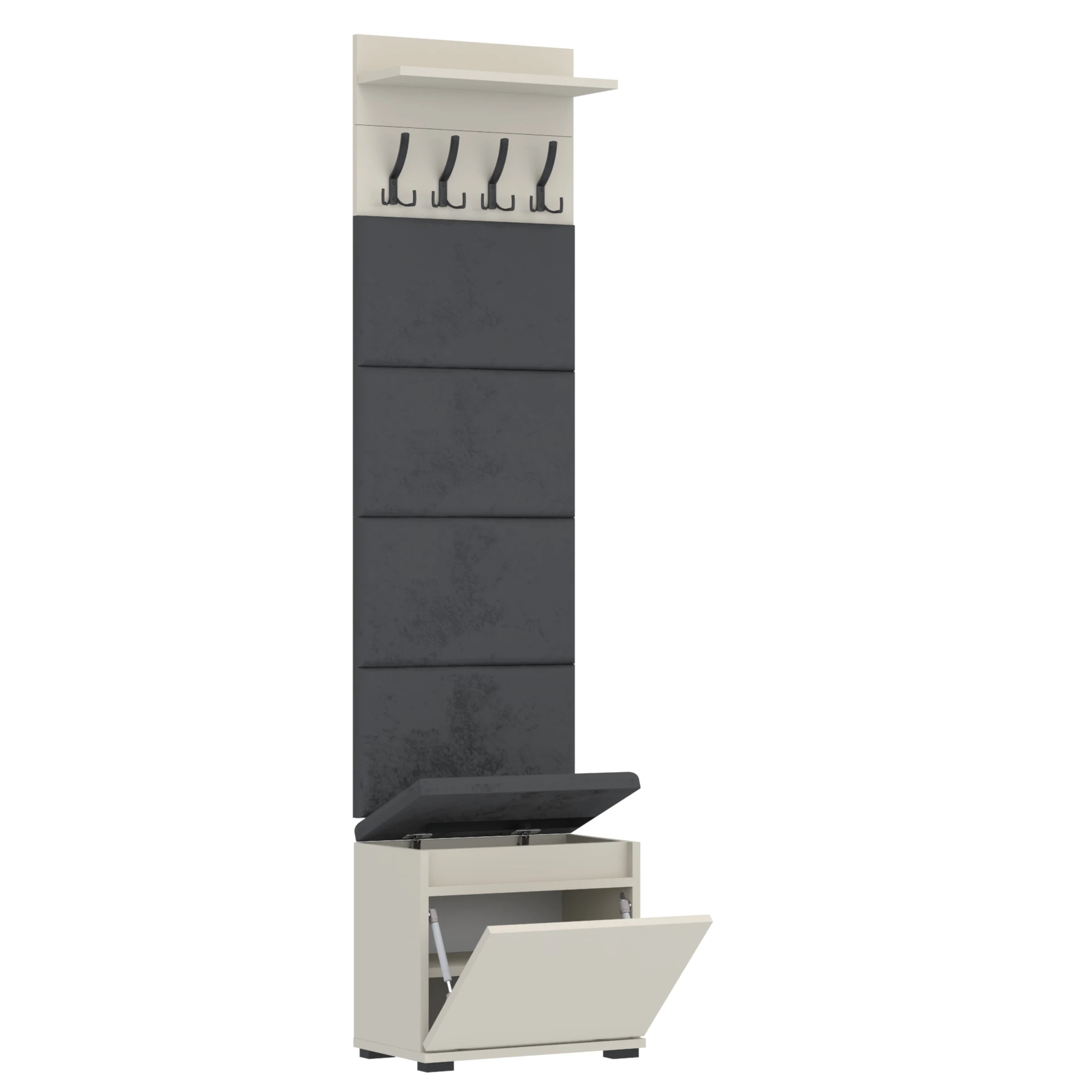 Garderoba B6 50x36cm VB50 WP50 4 Panele D1 N1 KASZMIR