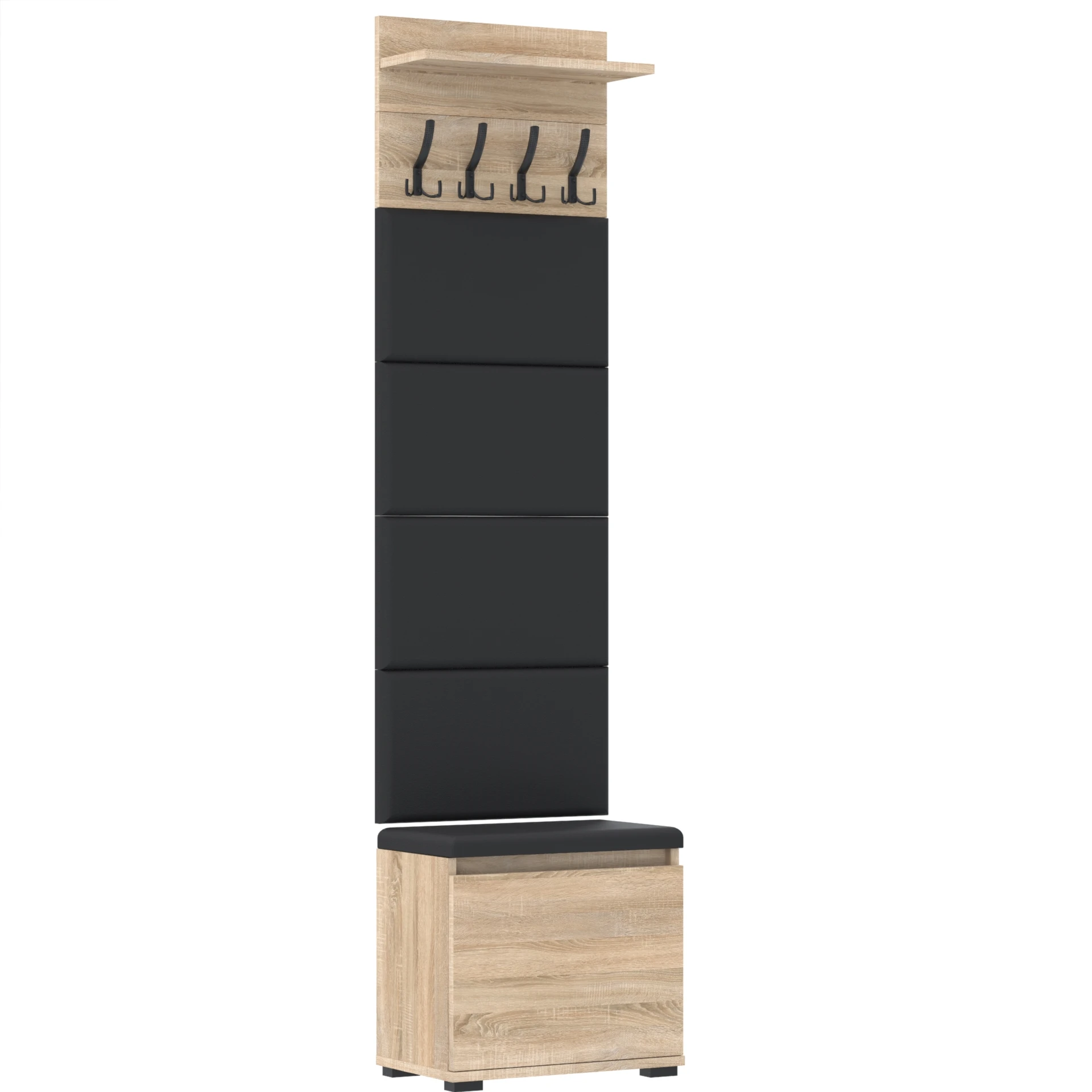 Garderoba B6 50x36cm VB50 WP50 4 Panele D1 N1 SONOMA