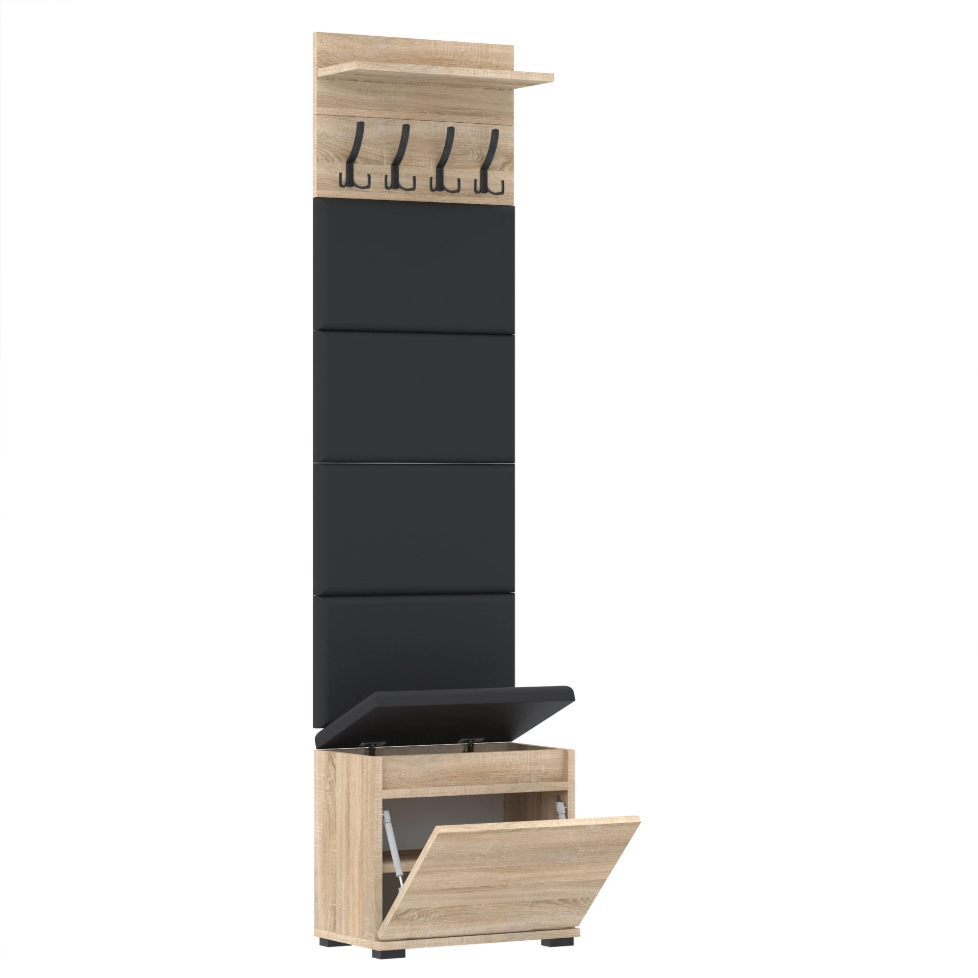 Garderoba B6 50x36cm VB50 WP50 4 Panele D1 N1 SONOMA