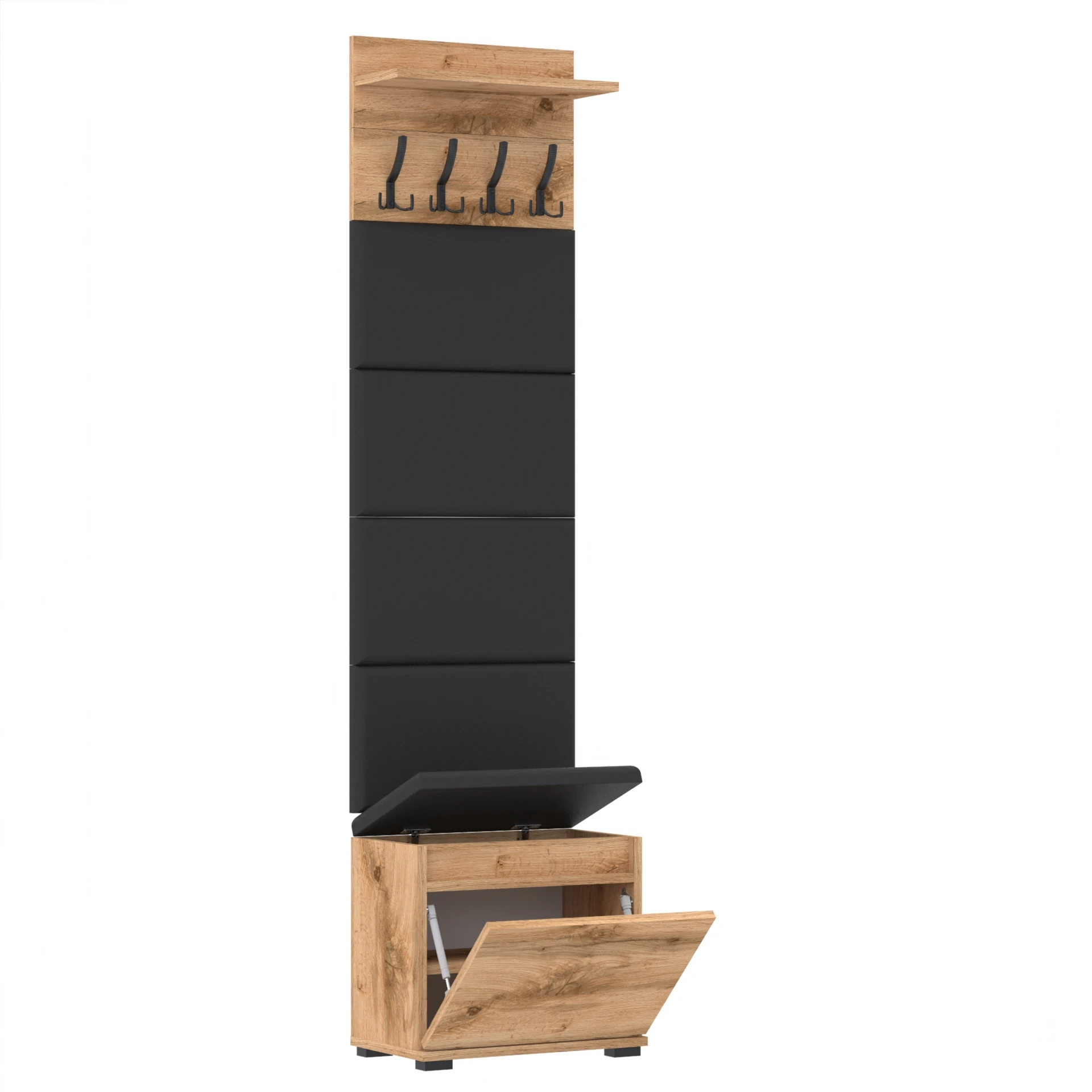 Garderoba B6 50x36cm VB50 WP50 4 Panele D1 N1 WOTAN