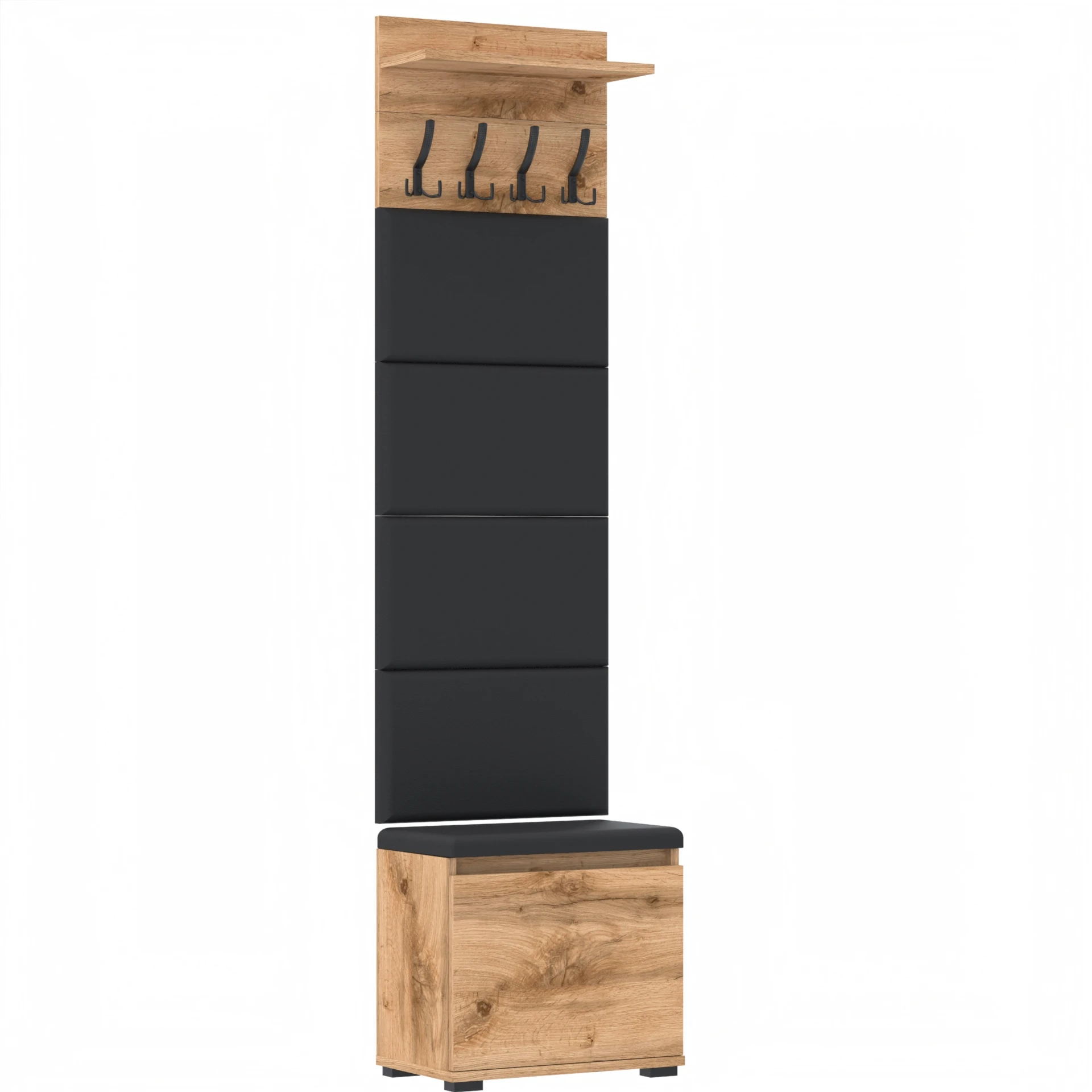 Garderoba B6 50x36cm VB50 WP50 4 Panele D1 N1 WOTAN