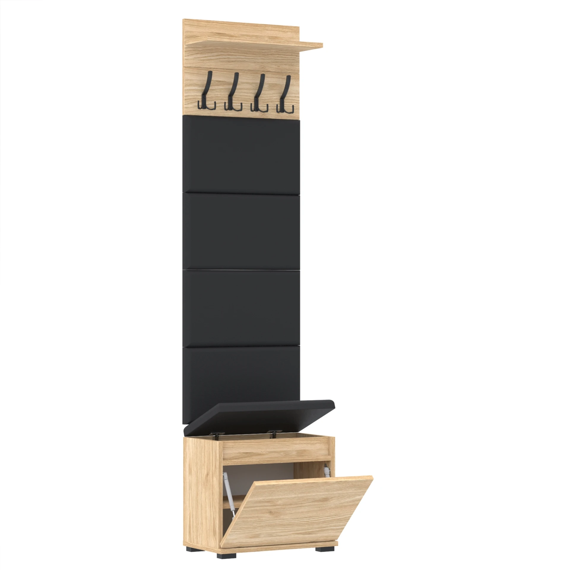 Garderoba B6 50x36cm VB50 WP50 4 Panele D1 N1 OLEJOWANY