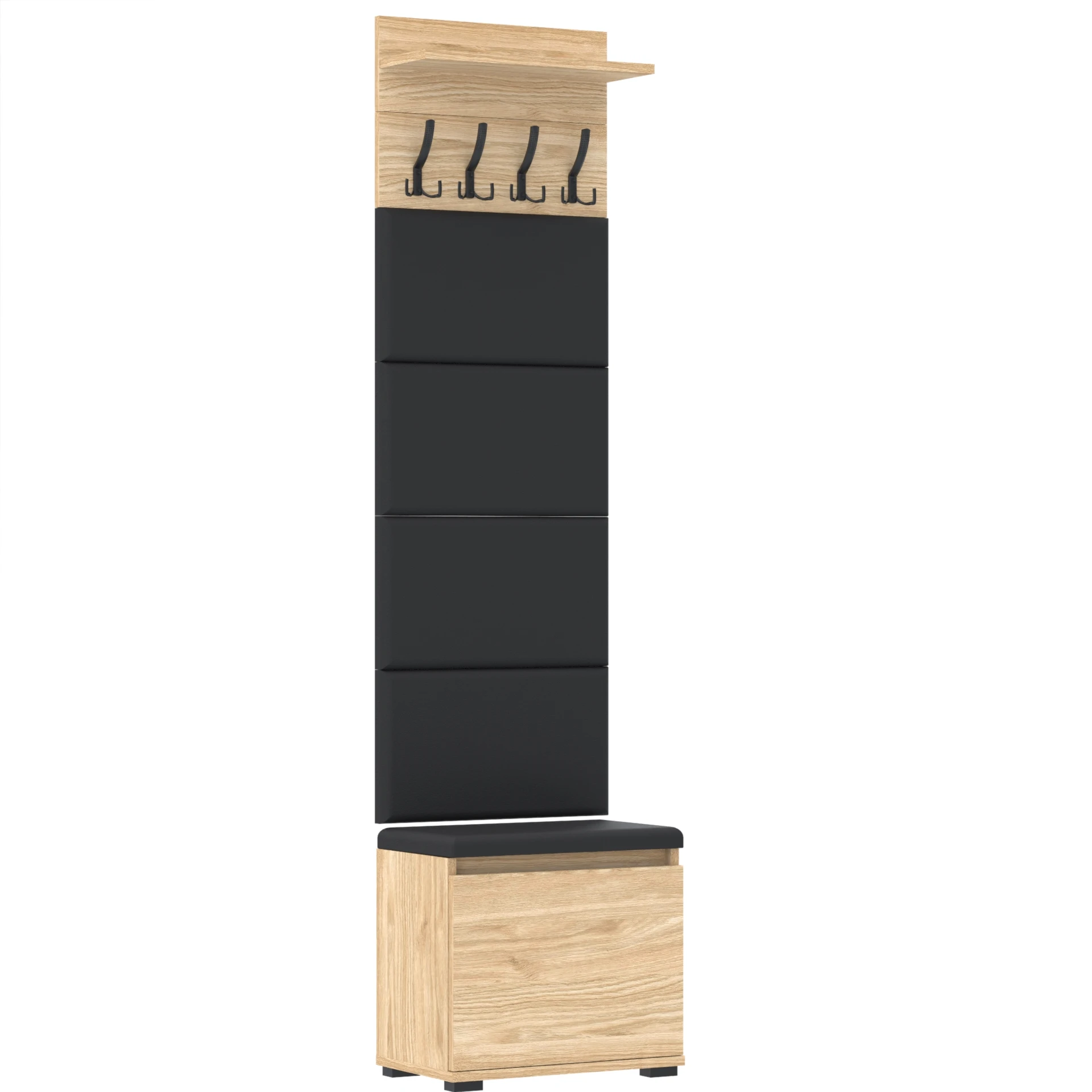 Garderoba B6 50x36cm VB50 WP50 4 Panele D1 N1 OLEJOWANY
