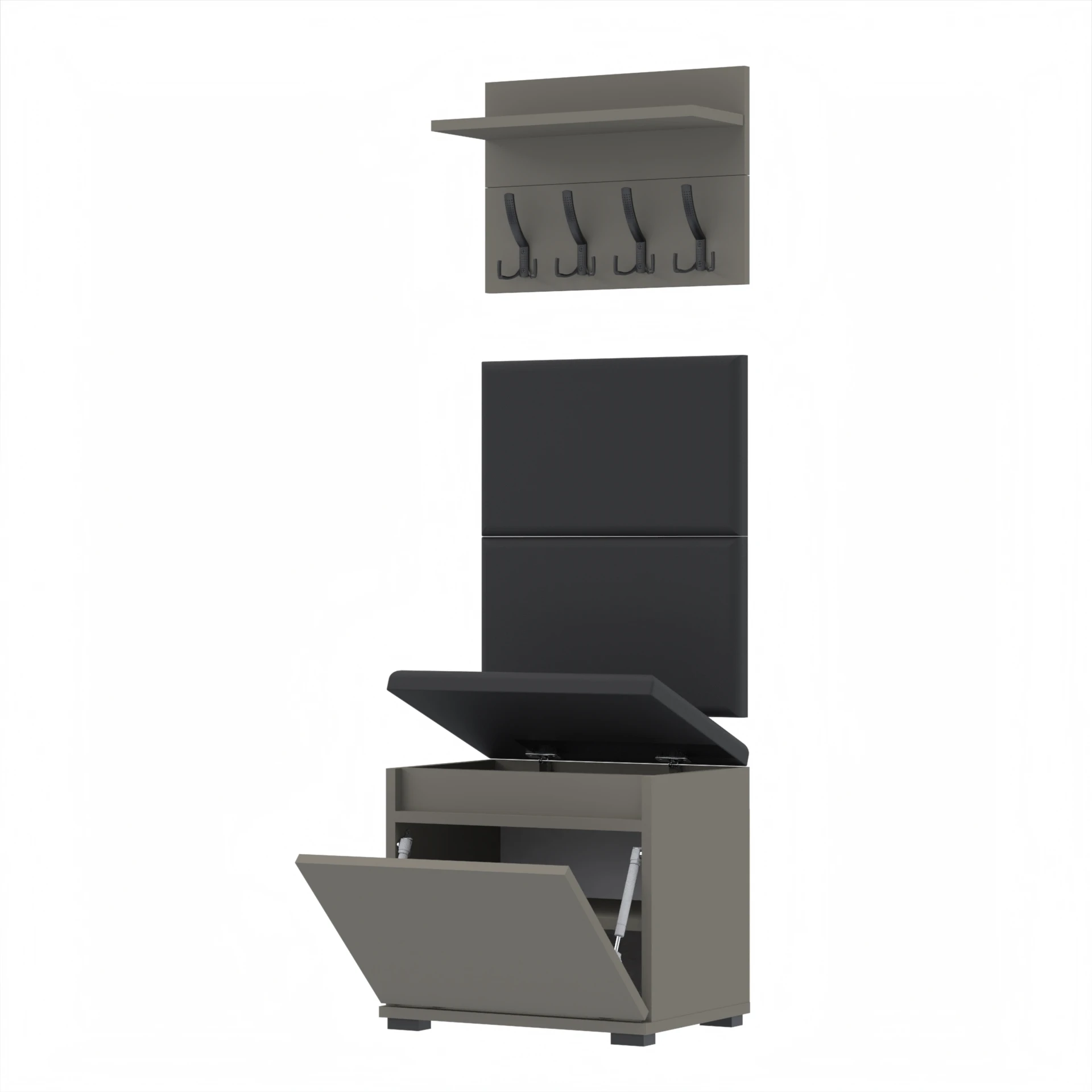 Garderoba A1 50x30cm VB50 WP50 2 Panele D1 N1 KASZMIR Szybka wysyłka