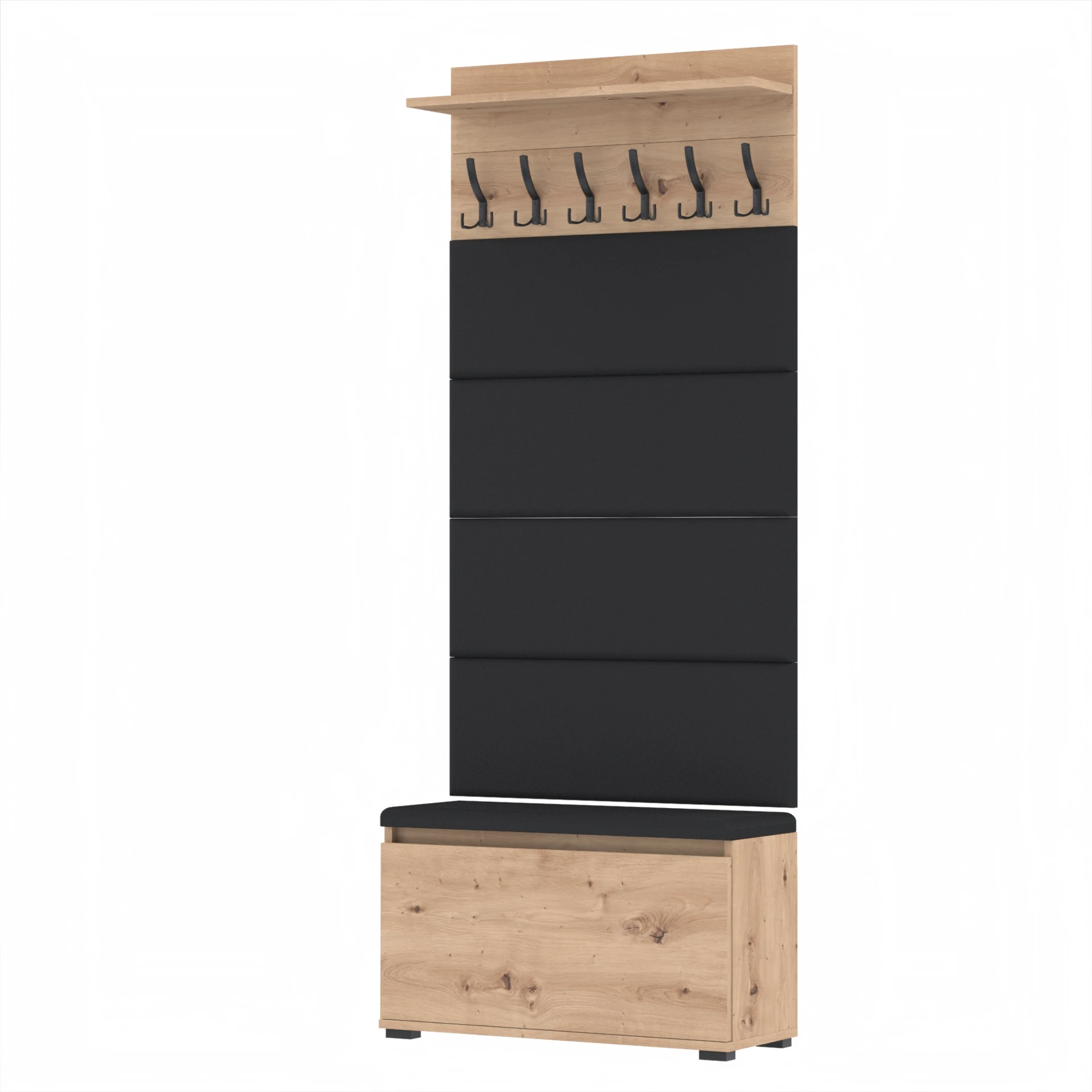Garderoba C8 80x30cm VB80 WP80 4 Panele D1 N1 ARTISAN
