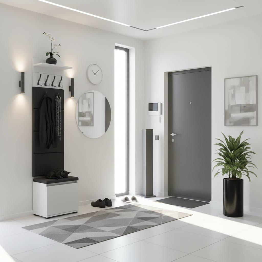 Garderoba B6 50x36cm VB50 WP50 4 Panele D1 N1 BIALY